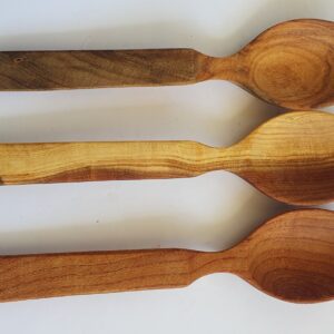 Handmade Wooden Rice Spoons (3 pcs)