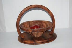 Handmade Wooden Fruit Tray Small